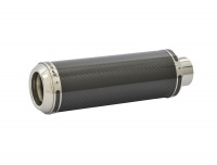 SP Engineering Slip On Round Domed GP Stubby Carbon Fibre Exhaust